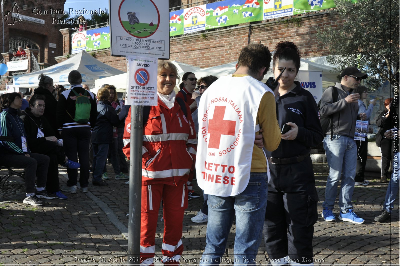 Pecetto 10 Aprile 2016 - 35 Camminata fra i ciliegi in fiore - Croce Rossa Italiana- Comitato Regionale del Piemonte