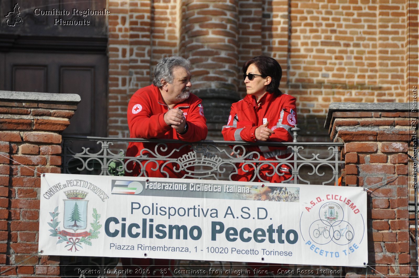 Pecetto 10 Aprile 2016 - 35 Camminata fra i ciliegi in fiore - Croce Rossa Italiana- Comitato Regionale del Piemonte