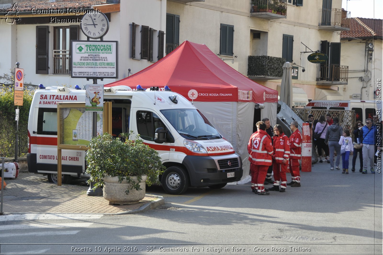 Pecetto 10 Aprile 2016 - 35 Camminata fra i ciliegi in fiore - Croce Rossa Italiana- Comitato Regionale del Piemonte