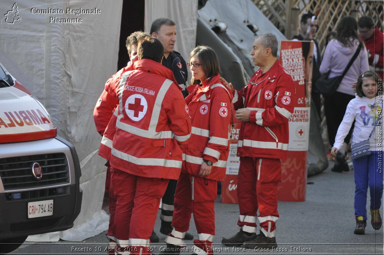 Pecetto 10 Aprile 2016 - 35 Camminata fra i ciliegi in fiore - Croce Rossa Italiana- Comitato Regionale del Piemonte