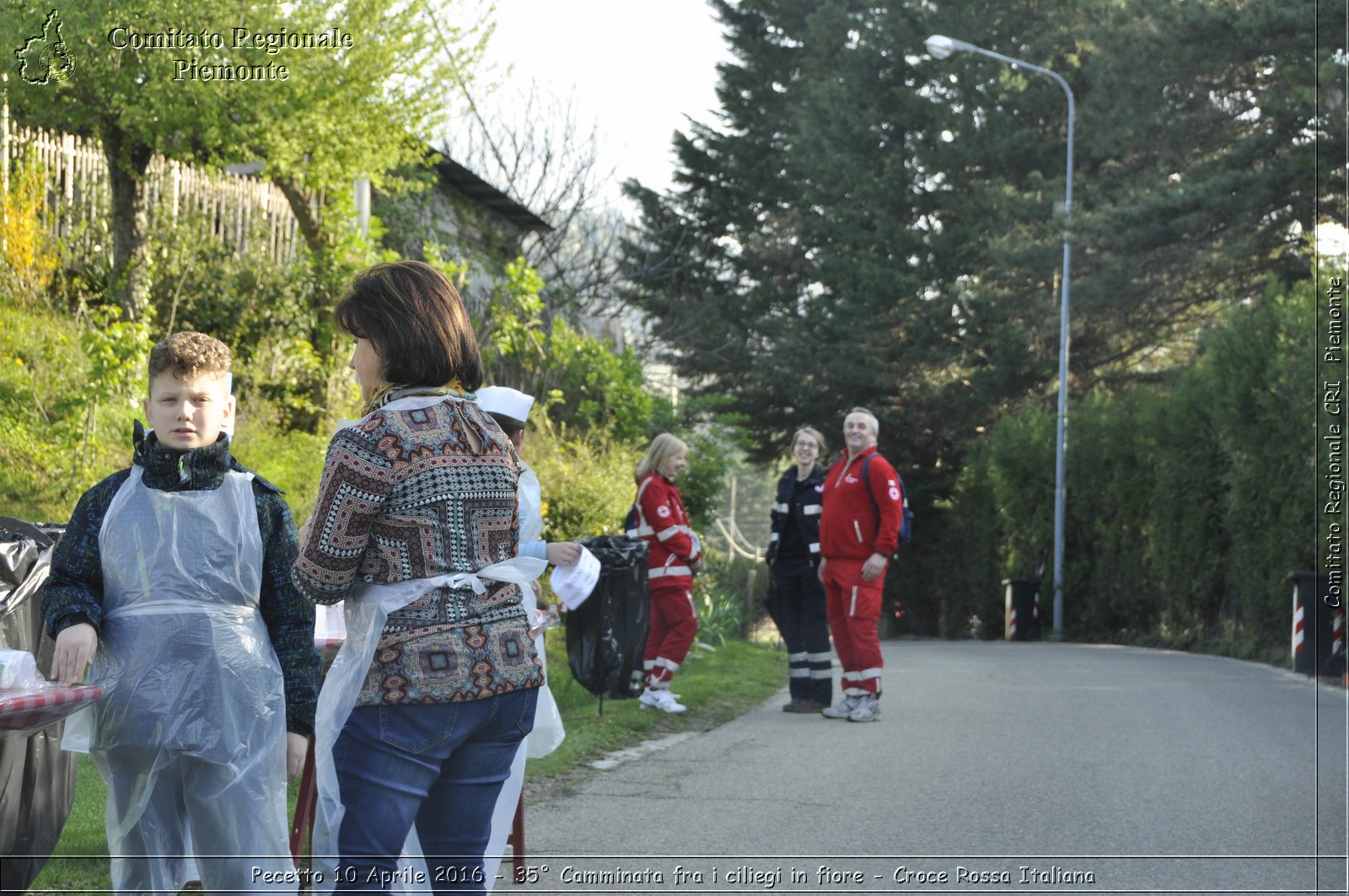 Pecetto 10 Aprile 2016 - 35 Camminata fra i ciliegi in fiore - Croce Rossa Italiana- Comitato Regionale del Piemonte