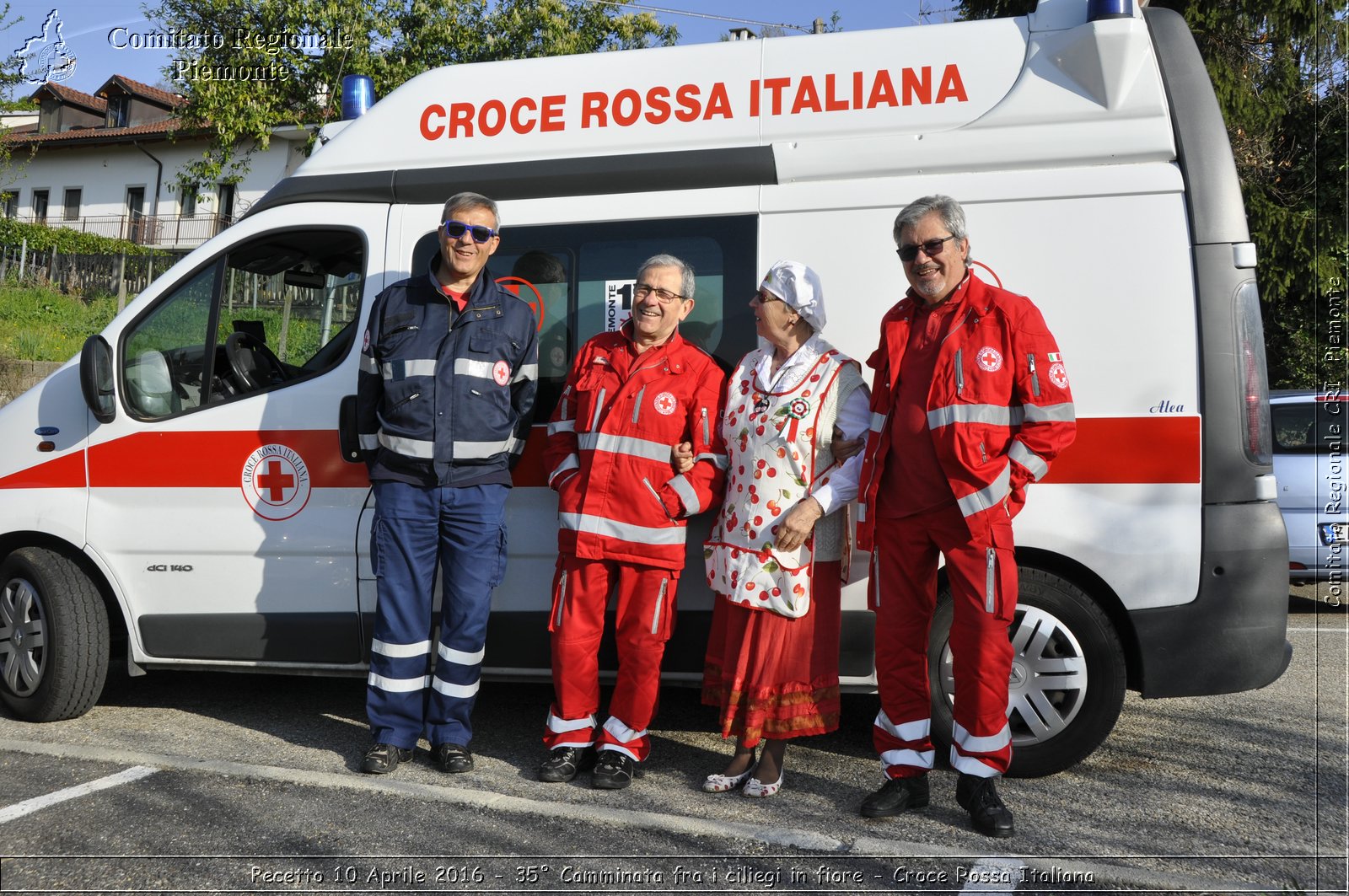 Pecetto 10 Aprile 2016 - 35 Camminata fra i ciliegi in fiore - Croce Rossa Italiana- Comitato Regionale del Piemonte