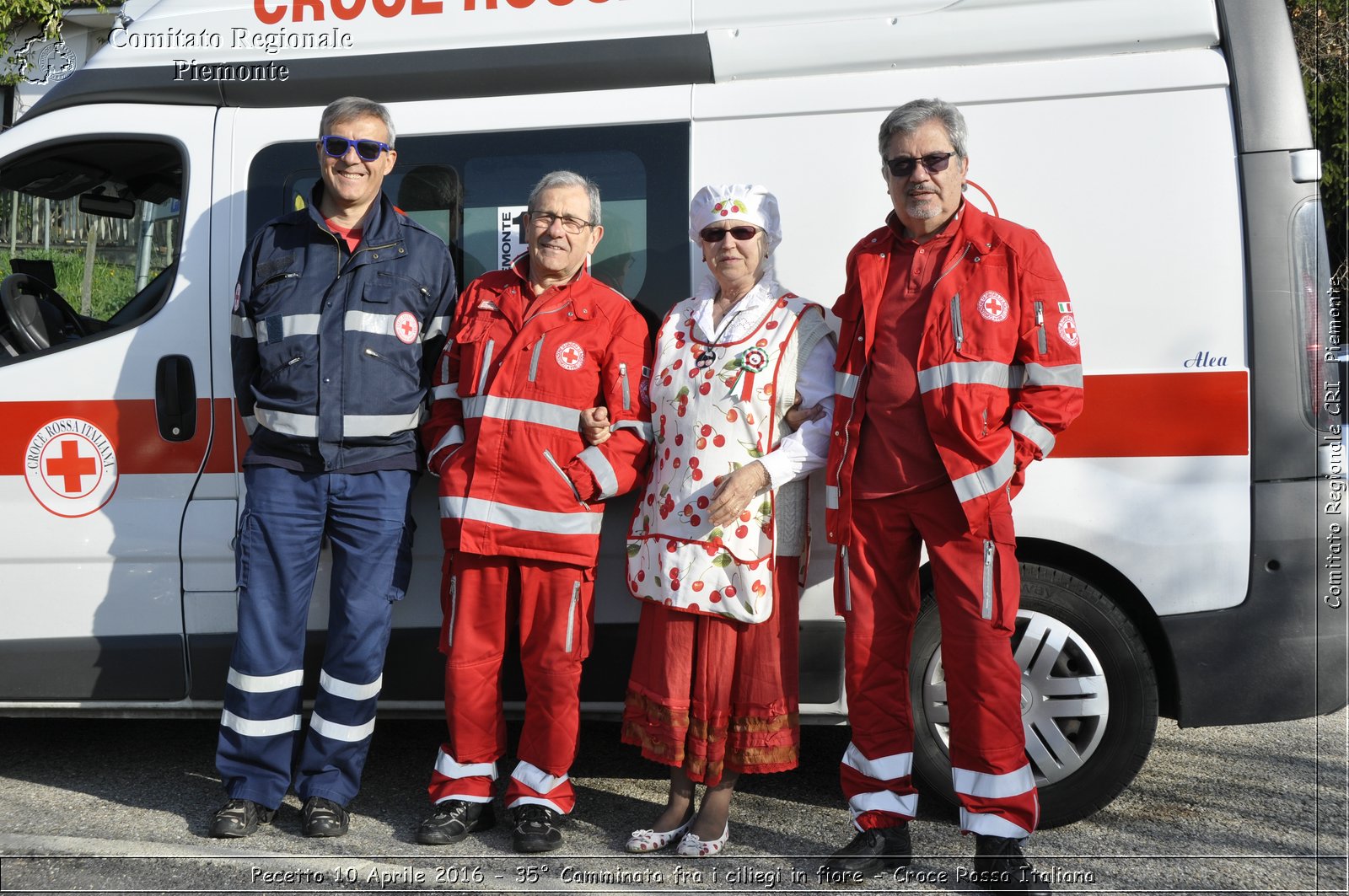 Pecetto 10 Aprile 2016 - 35 Camminata fra i ciliegi in fiore - Croce Rossa Italiana- Comitato Regionale del Piemonte