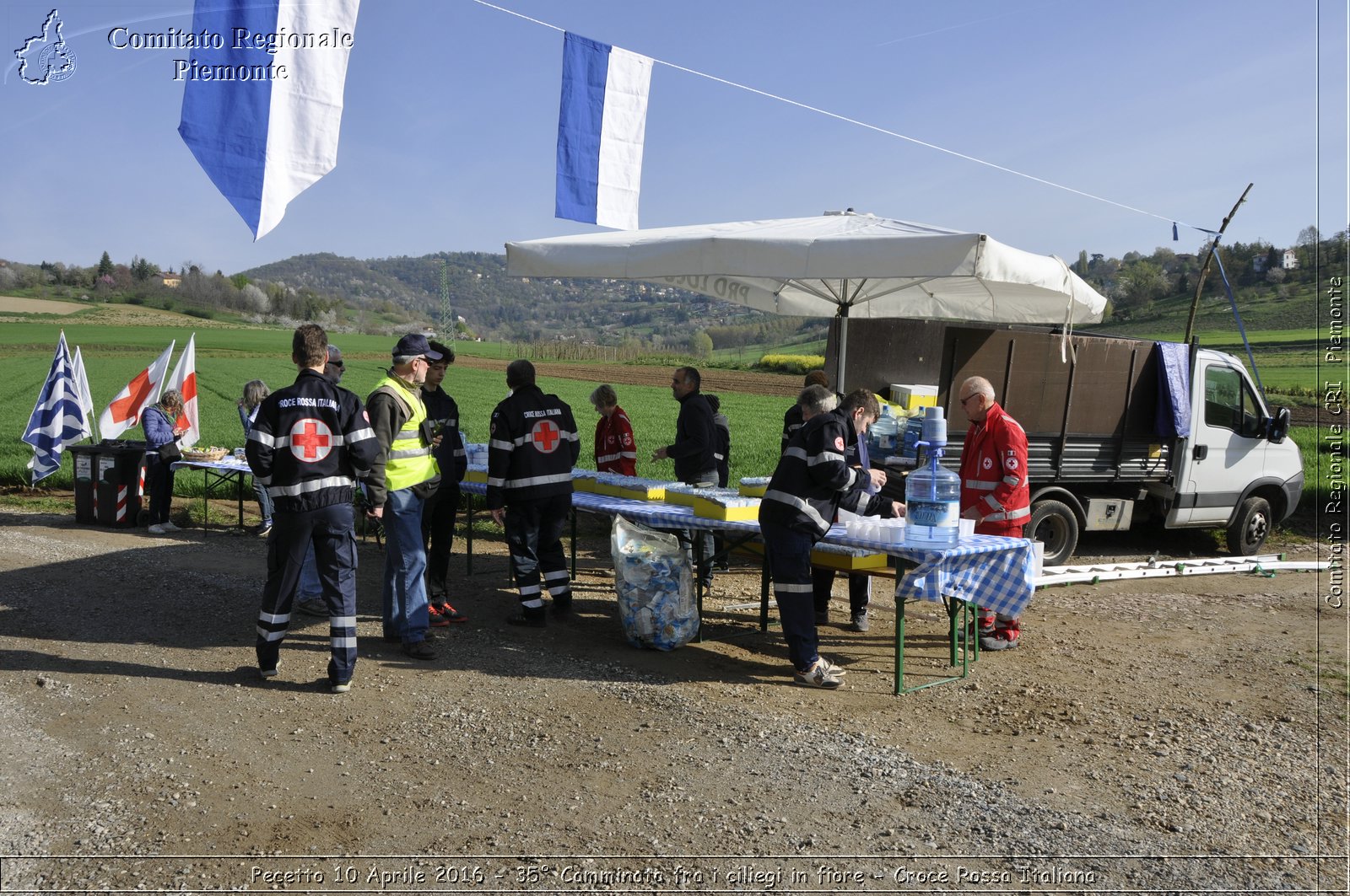 Pecetto 10 Aprile 2016 - 35 Camminata fra i ciliegi in fiore - Croce Rossa Italiana- Comitato Regionale del Piemonte