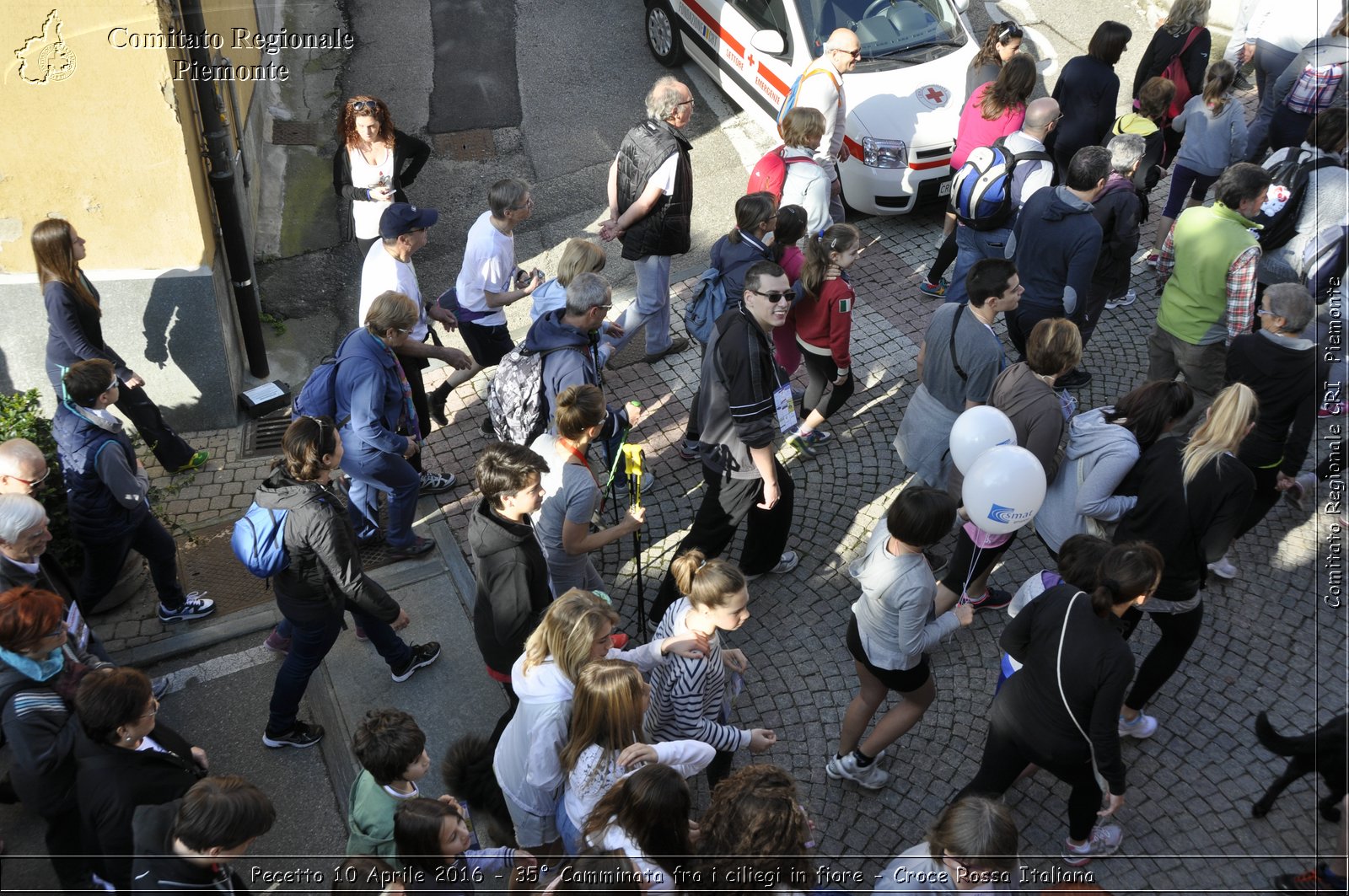 Pecetto 10 Aprile 2016 - 35 Camminata fra i ciliegi in fiore - Croce Rossa Italiana- Comitato Regionale del Piemonte