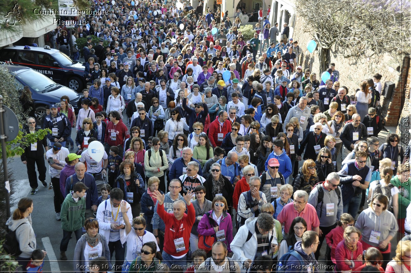 Pecetto 10 Aprile 2016 - 35 Camminata fra i ciliegi in fiore - Croce Rossa Italiana- Comitato Regionale del Piemonte