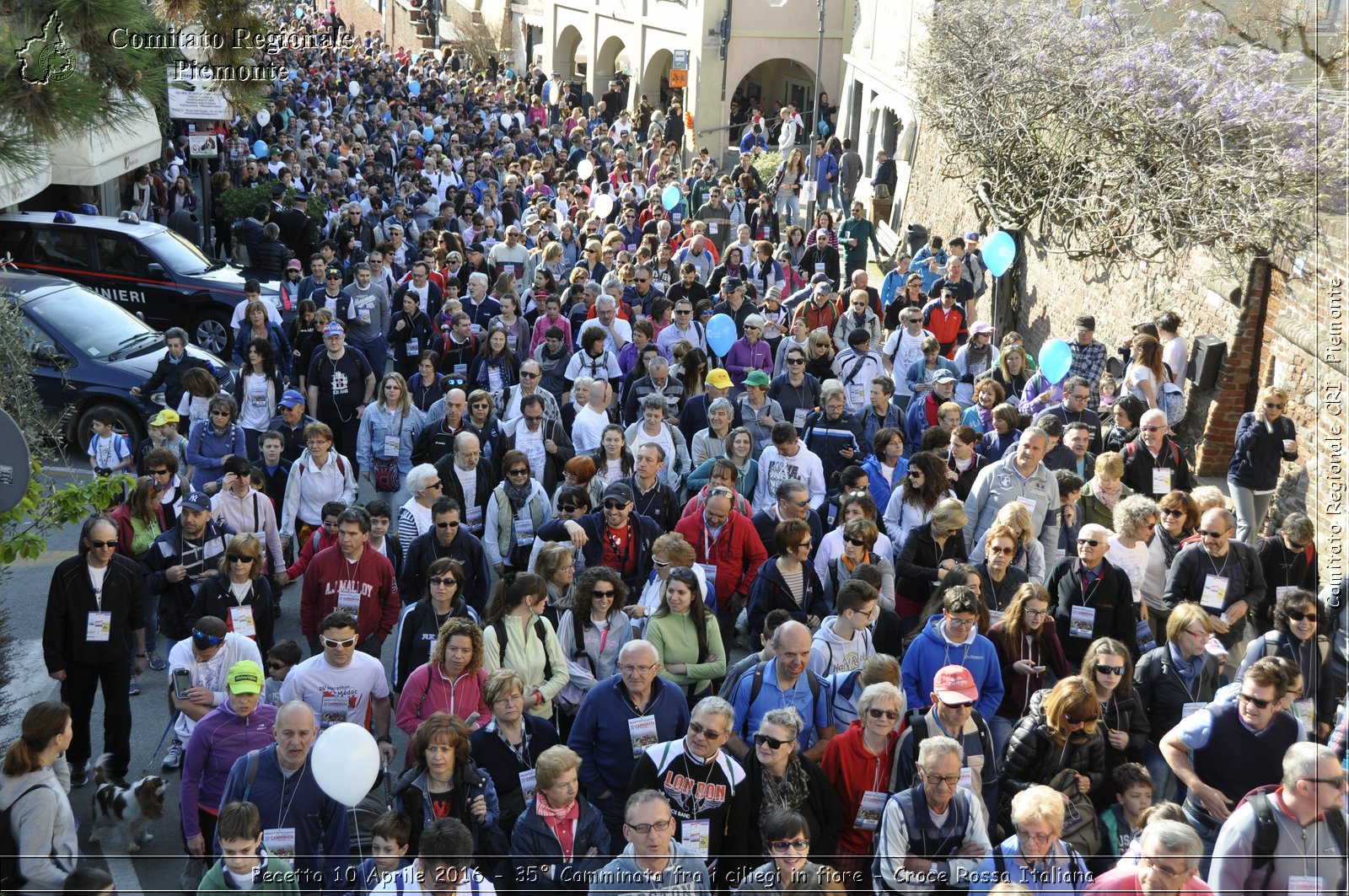 Pecetto 10 Aprile 2016 - 35 Camminata fra i ciliegi in fiore - Croce Rossa Italiana- Comitato Regionale del Piemonte