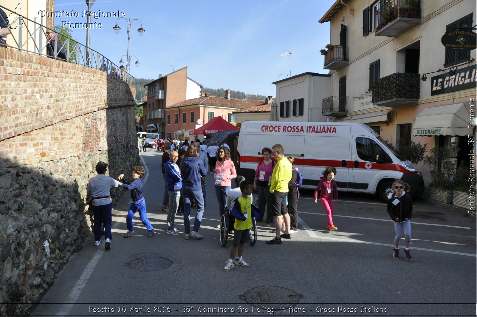 Pecetto 10 Aprile 2016 - 35 Camminata fra i ciliegi in fiore - Croce Rossa Italiana- Comitato Regionale del Piemonte