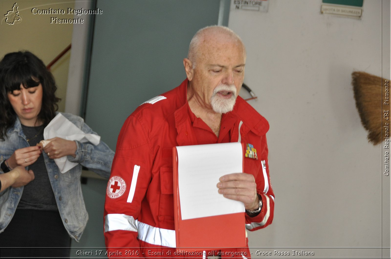 Chieri 17 Aprile 2016 - Esami di abilitazione all'emergenza - Croce Rossa Italiana- Comitato Regionale del Piemonte