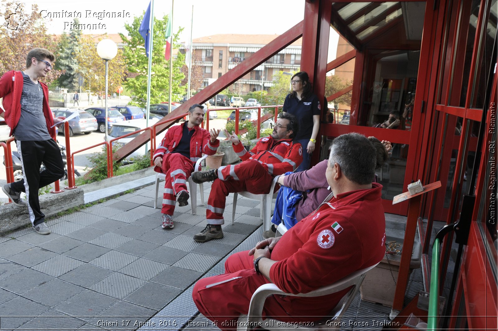 Chieri 17 Aprile 2016 - Esami di abilitazione all'emergenza - Croce Rossa Italiana- Comitato Regionale del Piemonte