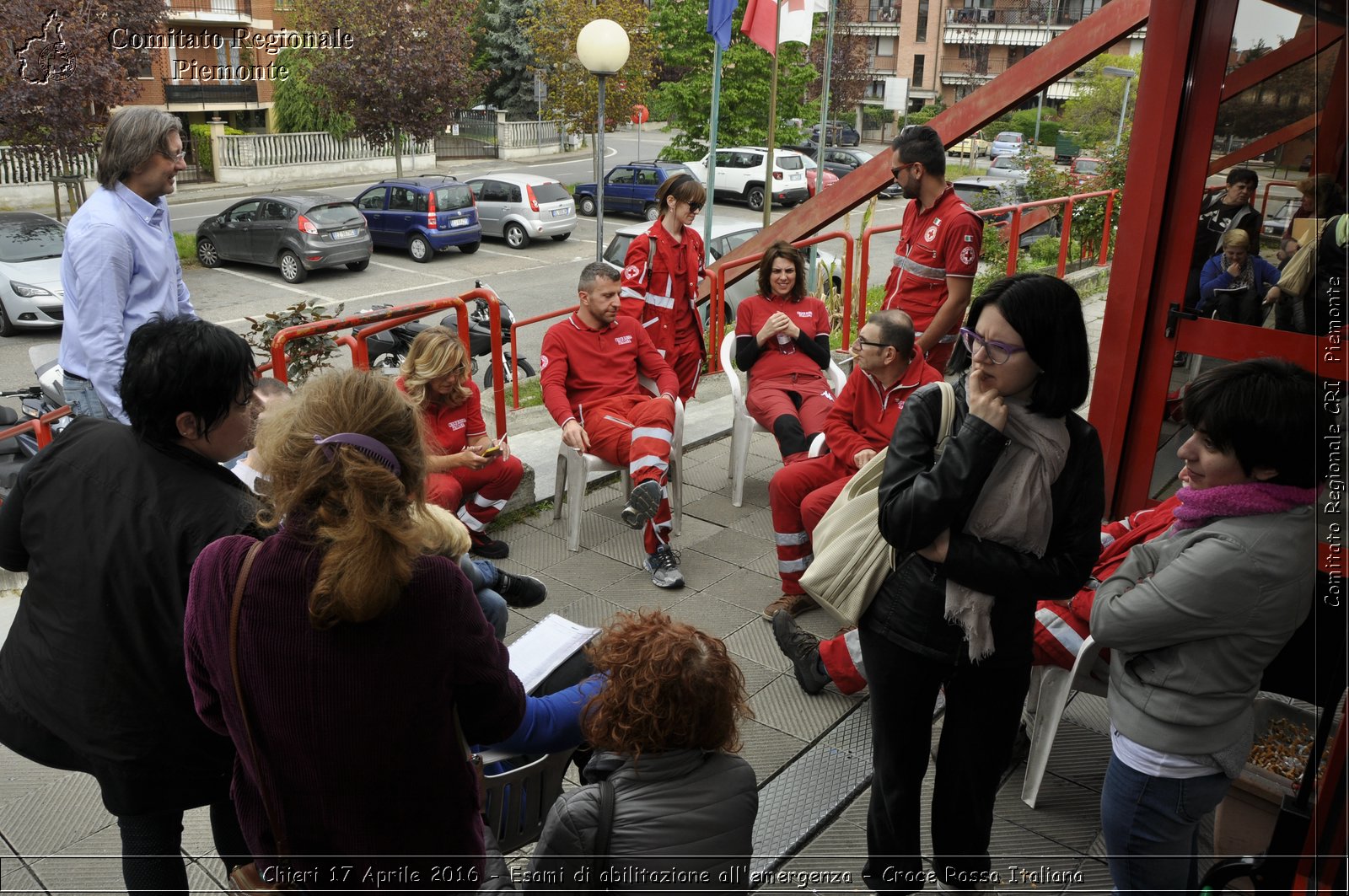 Chieri 17 Aprile 2016 - Esami di abilitazione all'emergenza - Croce Rossa Italiana- Comitato Regionale del Piemonte