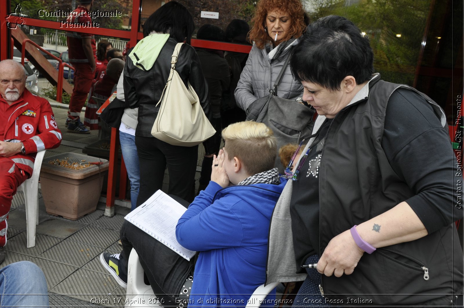 Chieri 17 Aprile 2016 - Esami di abilitazione all'emergenza - Croce Rossa Italiana- Comitato Regionale del Piemonte