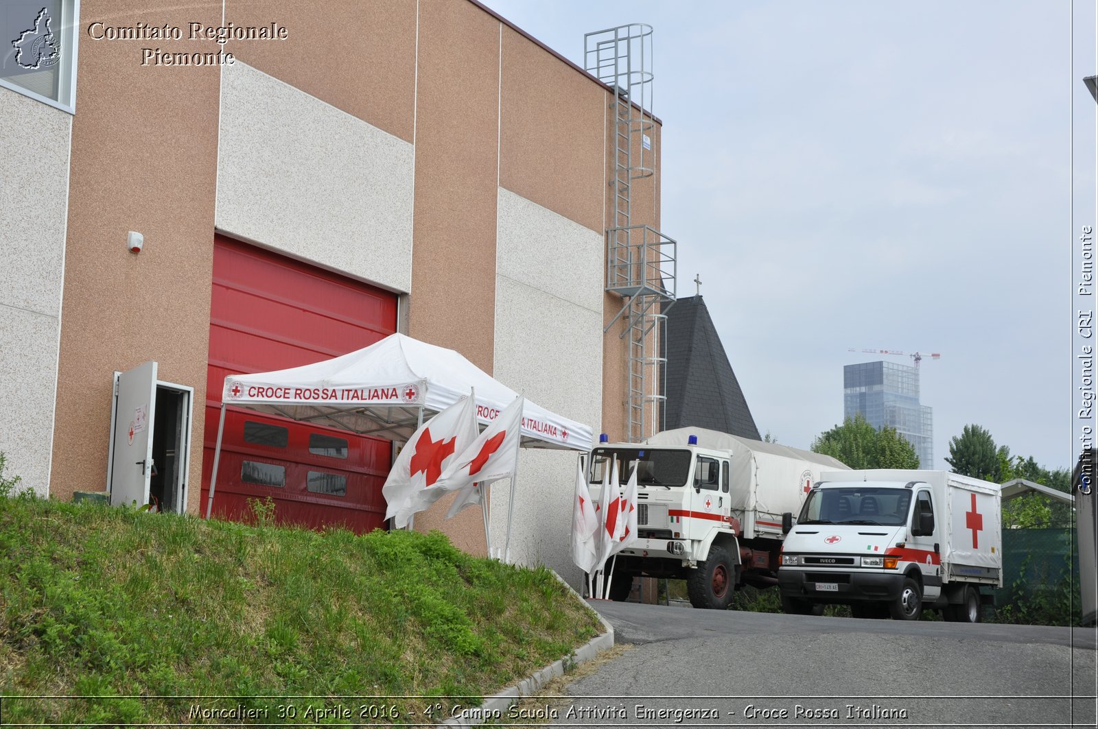 Moncalieri 30 Aprile 2016 - 4 Campo Scuola Attivit Emergenza - Croce Rossa Italiana- Comitato Regionale del Piemonte