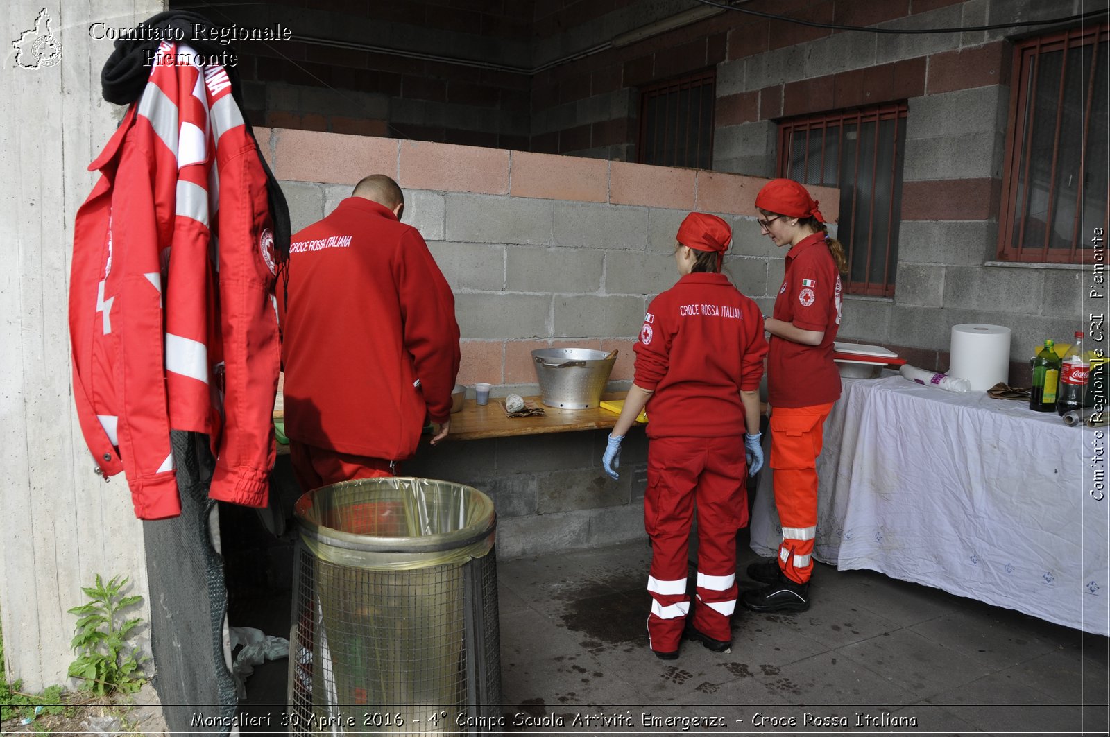 Moncalieri 30 Aprile 2016 - 4 Campo Scuola Attivit Emergenza - Croce Rossa Italiana- Comitato Regionale del Piemonte