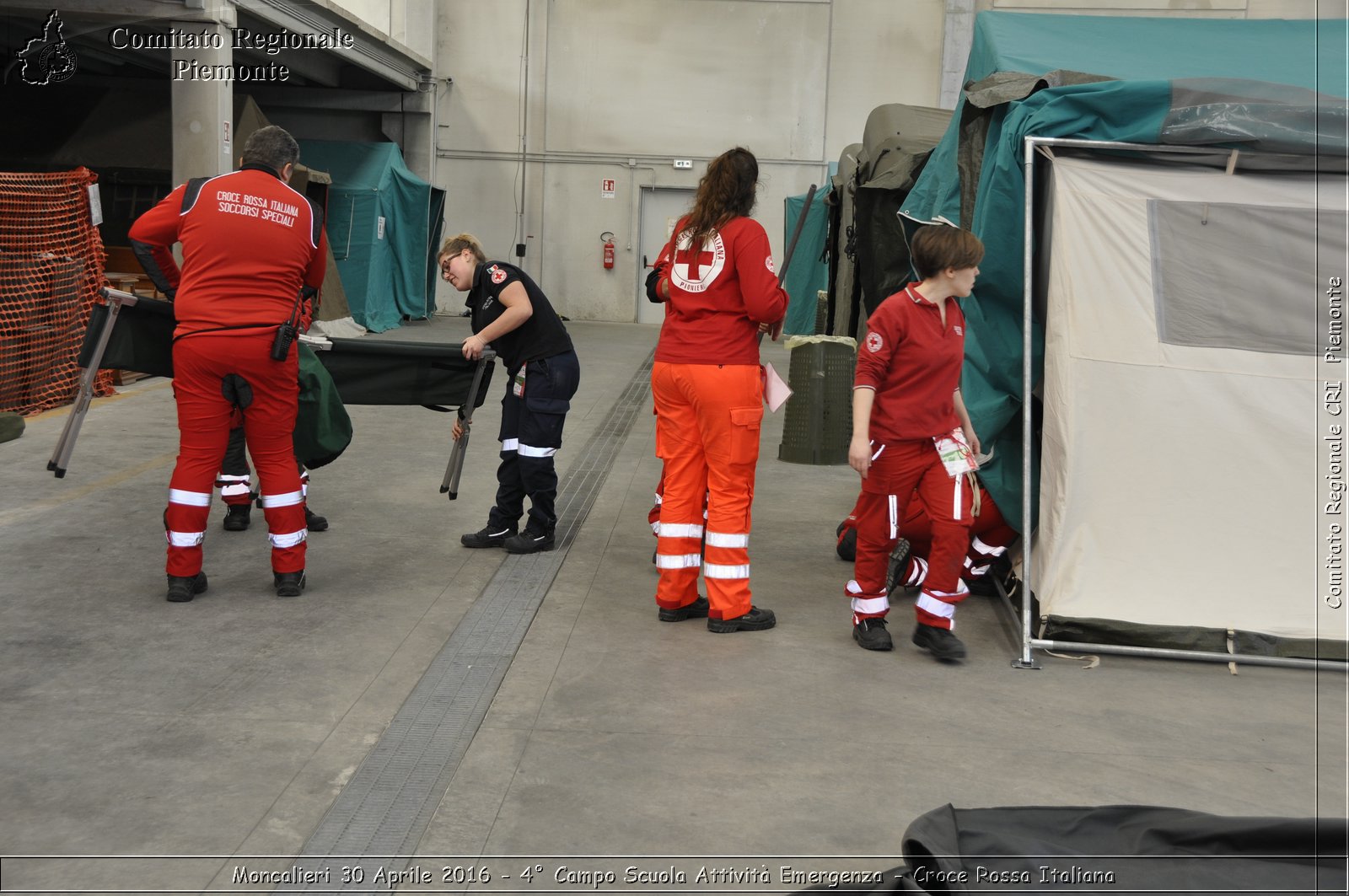 Moncalieri 30 Aprile 2016 - 4 Campo Scuola Attivit Emergenza - Croce Rossa Italiana- Comitato Regionale del Piemonte