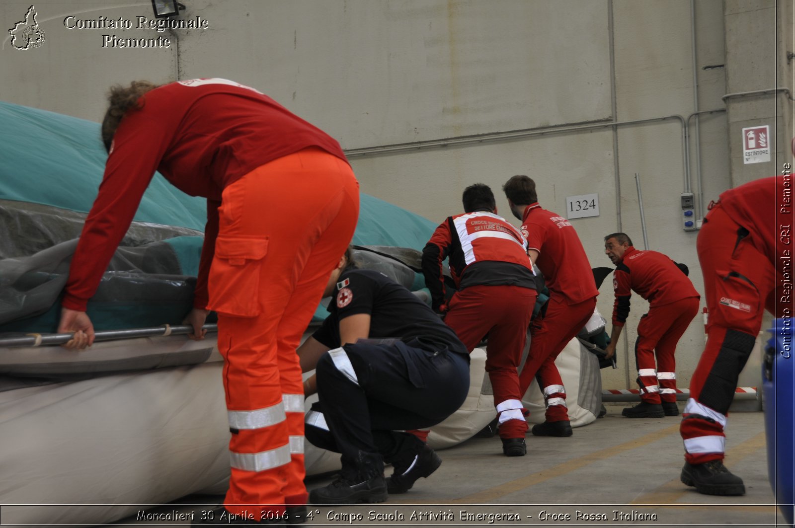 Moncalieri 30 Aprile 2016 - 4 Campo Scuola Attivit Emergenza - Croce Rossa Italiana- Comitato Regionale del Piemonte