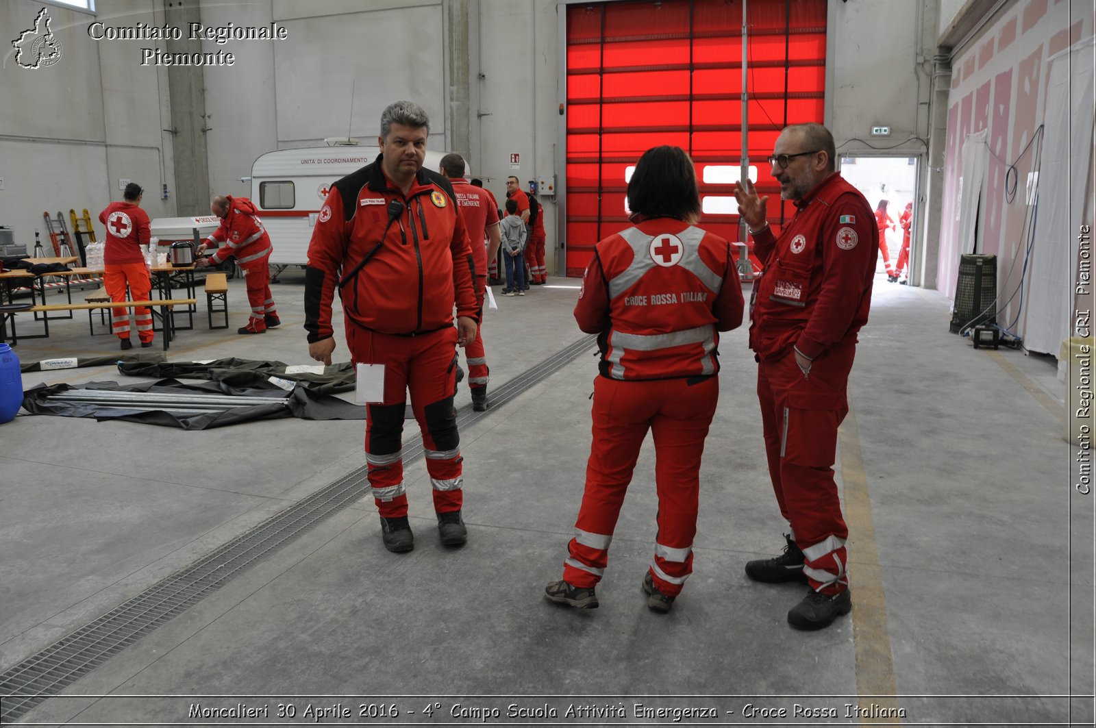 Moncalieri 30 Aprile 2016 - 4 Campo Scuola Attivit Emergenza - Croce Rossa Italiana- Comitato Regionale del Piemonte