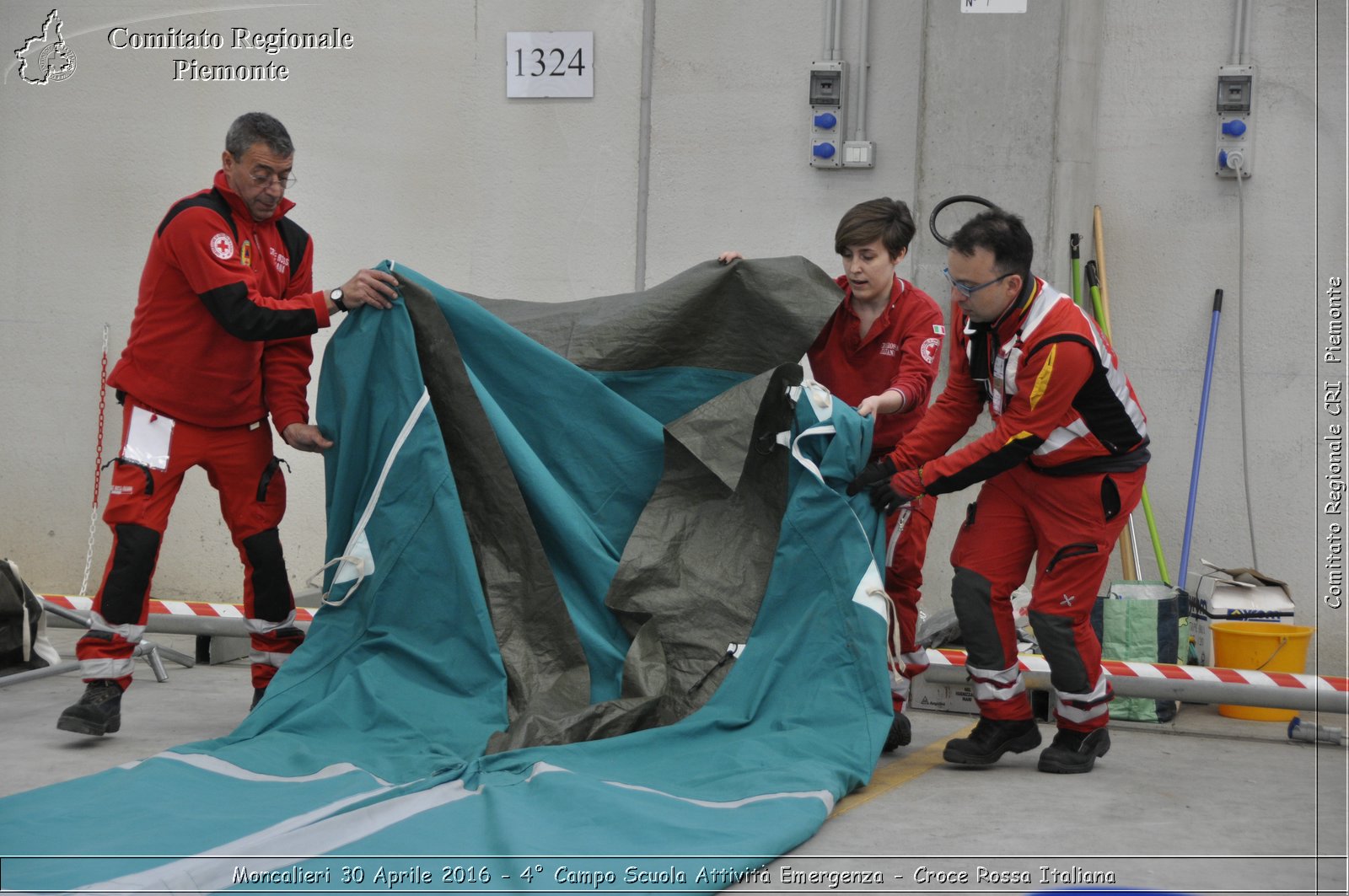 Moncalieri 30 Aprile 2016 - 4 Campo Scuola Attivit Emergenza - Croce Rossa Italiana- Comitato Regionale del Piemonte