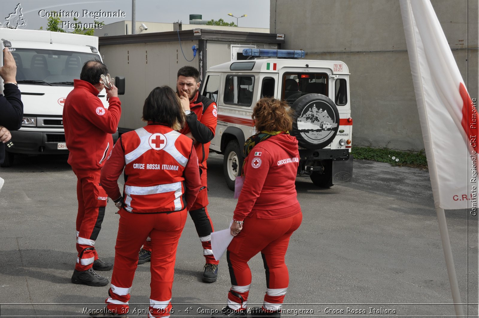 Moncalieri 30 Aprile 2016 - 4 Campo Scuola Attivit Emergenza - Croce Rossa Italiana- Comitato Regionale del Piemonte