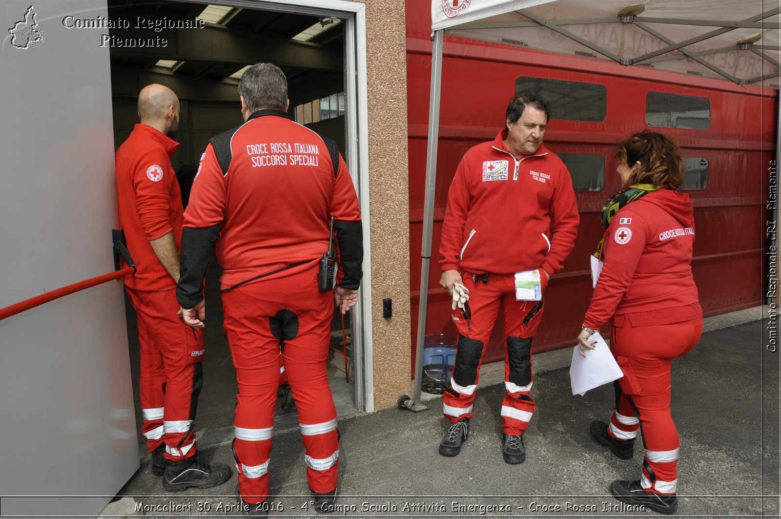 Moncalieri 30 Aprile 2016 - 4 Campo Scuola Attivit Emergenza - Croce Rossa Italiana- Comitato Regionale del Piemonte