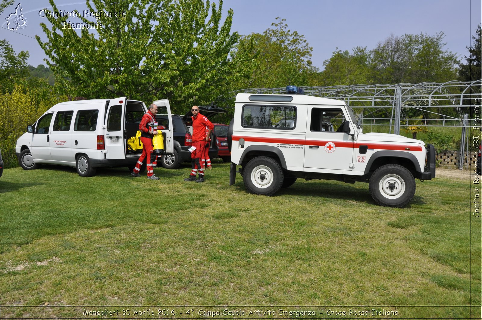 Moncalieri 30 Aprile 2016 - 4 Campo Scuola Attivit Emergenza - Croce Rossa Italiana- Comitato Regionale del Piemonte