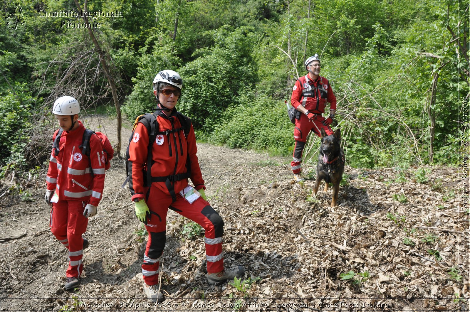 Moncalieri 30 Aprile 2016 - 4 Campo Scuola Attivit Emergenza - Croce Rossa Italiana- Comitato Regionale del Piemonte