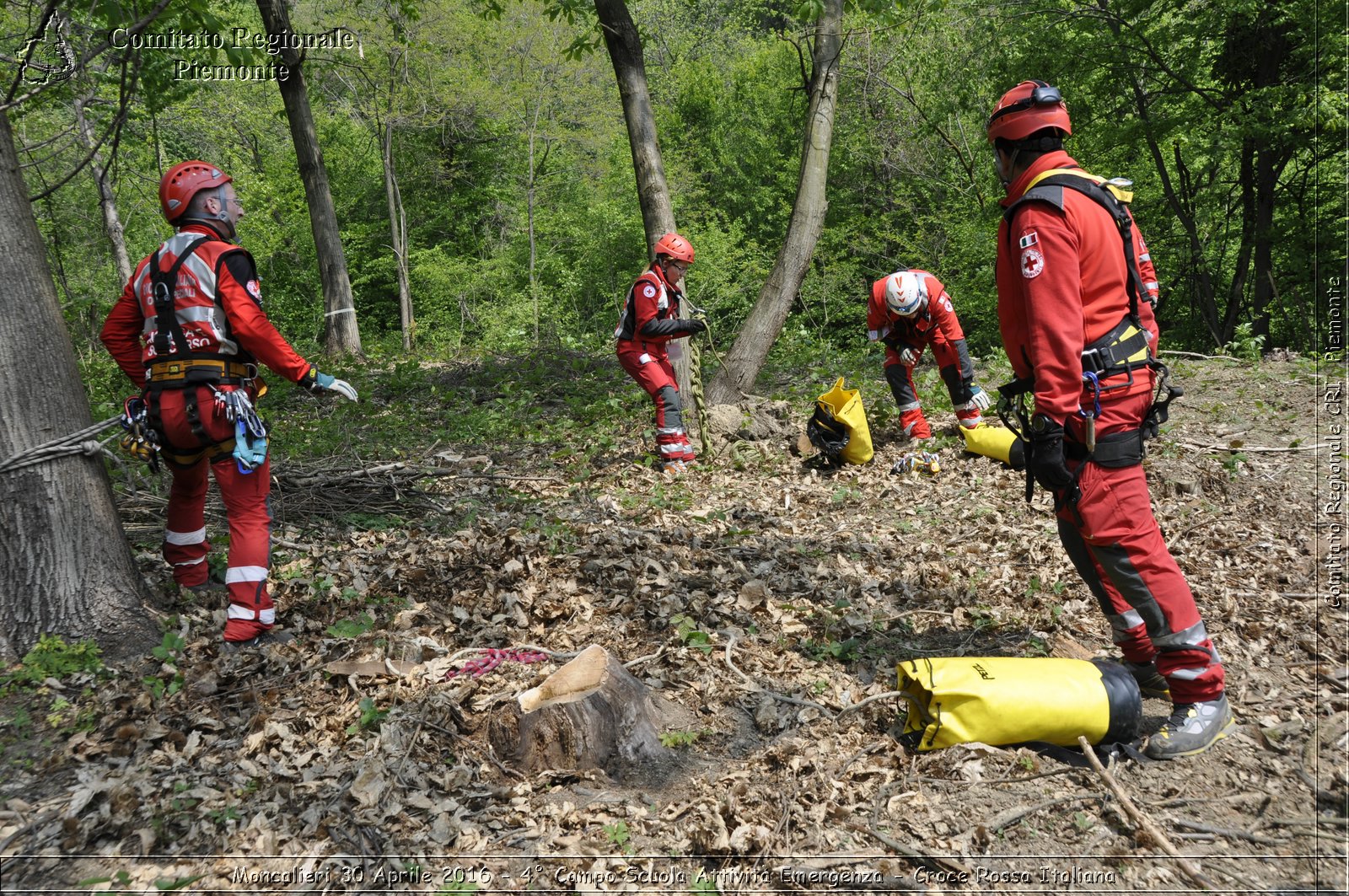 Moncalieri 30 Aprile 2016 - 4 Campo Scuola Attivit Emergenza - Croce Rossa Italiana- Comitato Regionale del Piemonte