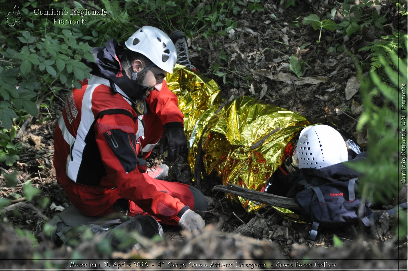 Moncalieri 30 Aprile 2016 - 4 Campo Scuola Attivit Emergenza - Croce Rossa Italiana- Comitato Regionale del Piemonte