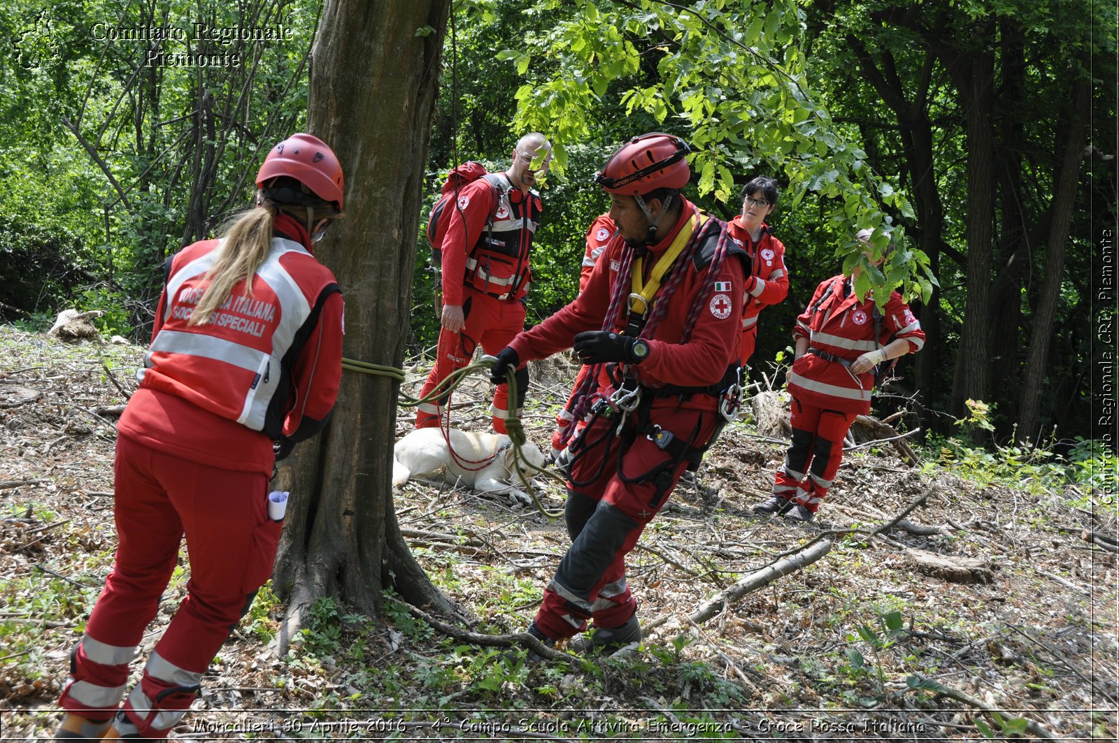 Moncalieri 30 Aprile 2016 - 4 Campo Scuola Attivit Emergenza - Croce Rossa Italiana- Comitato Regionale del Piemonte