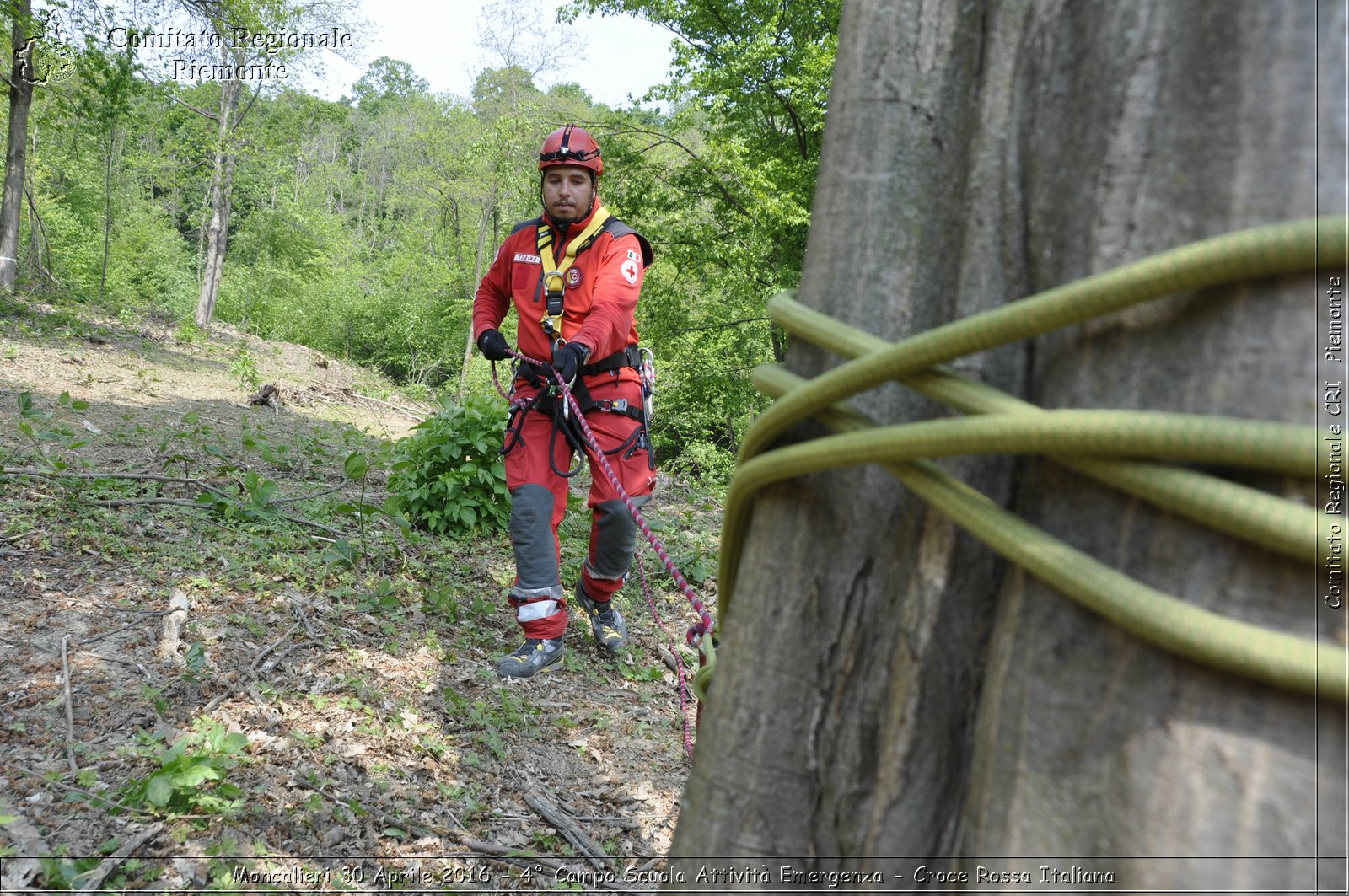 Moncalieri 30 Aprile 2016 - 4 Campo Scuola Attivit Emergenza - Croce Rossa Italiana- Comitato Regionale del Piemonte