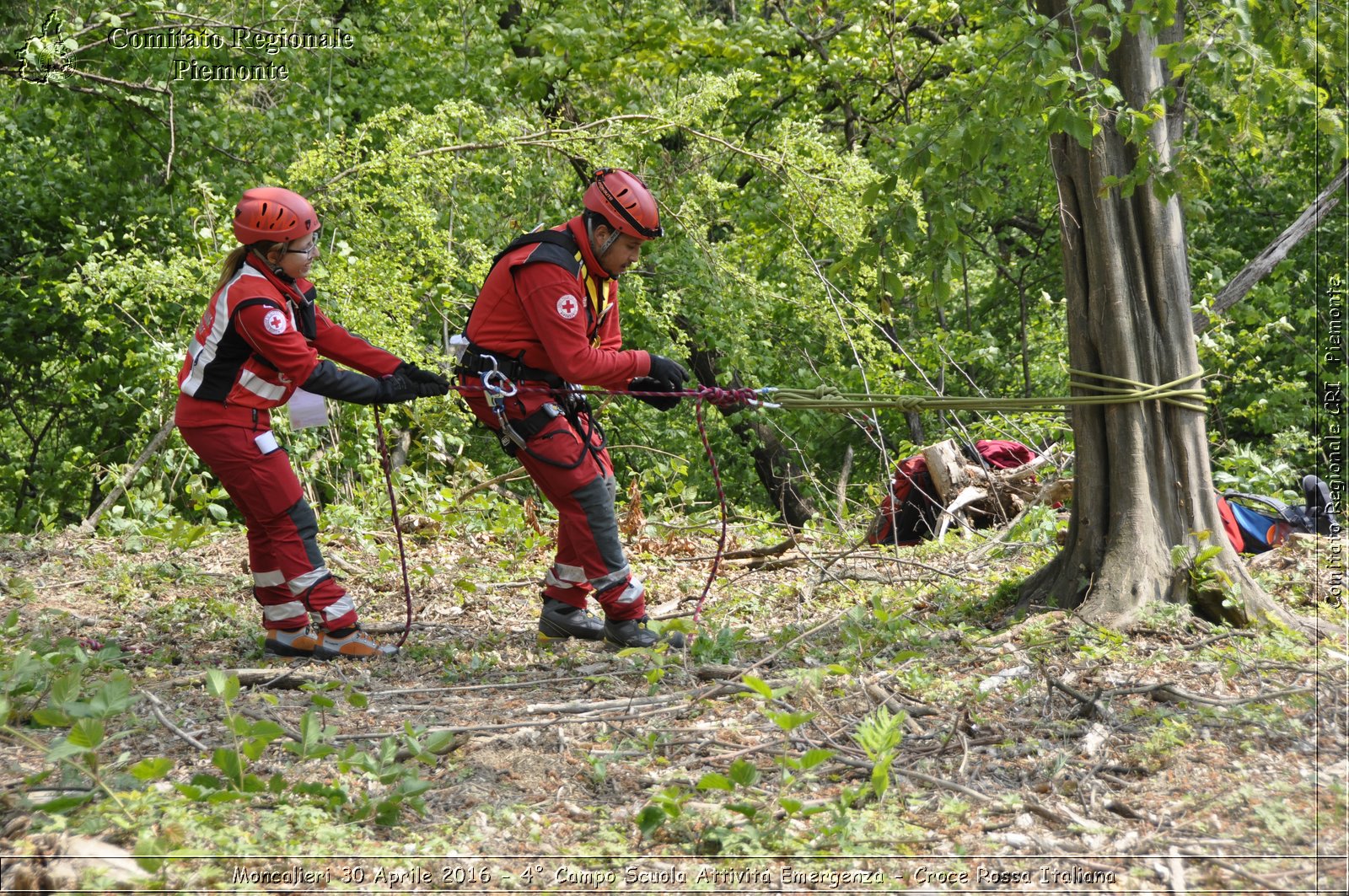 Moncalieri 30 Aprile 2016 - 4 Campo Scuola Attivit Emergenza - Croce Rossa Italiana- Comitato Regionale del Piemonte