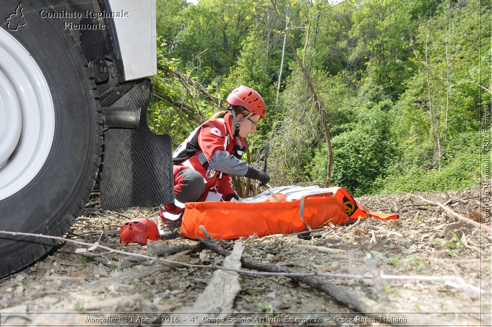 Moncalieri 30 Aprile 2016 - 4 Campo Scuola Attivit Emergenza - Croce Rossa Italiana- Comitato Regionale del Piemonte