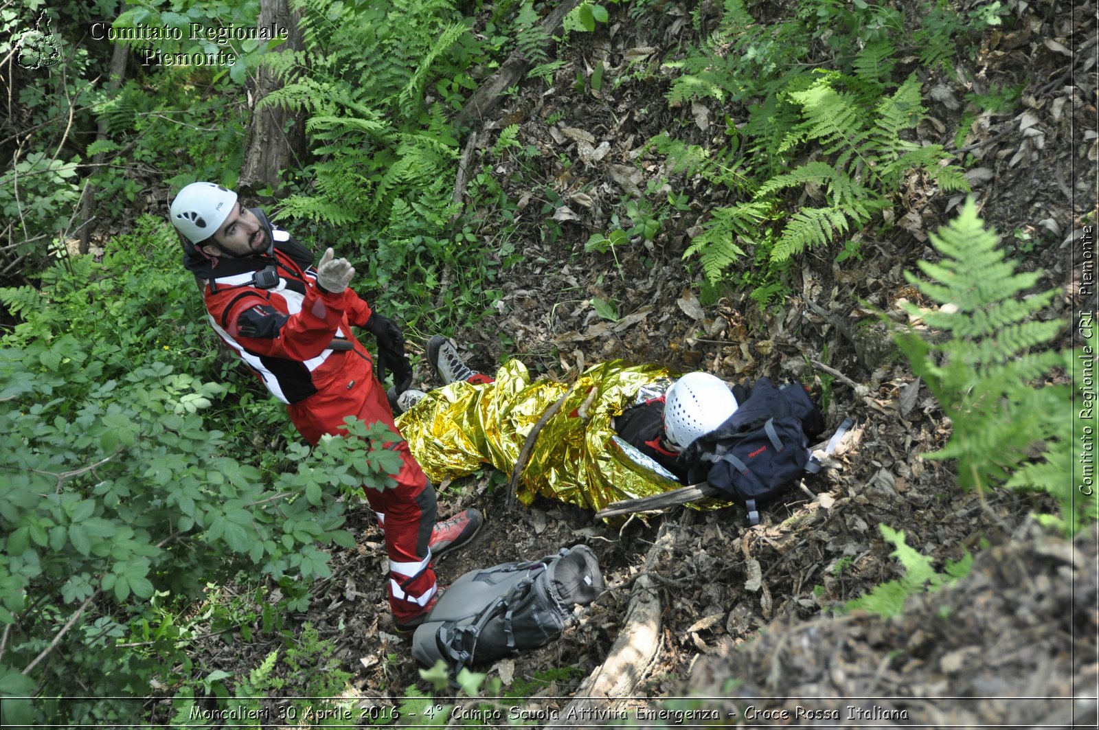 Moncalieri 30 Aprile 2016 - 4 Campo Scuola Attivit Emergenza - Croce Rossa Italiana- Comitato Regionale del Piemonte