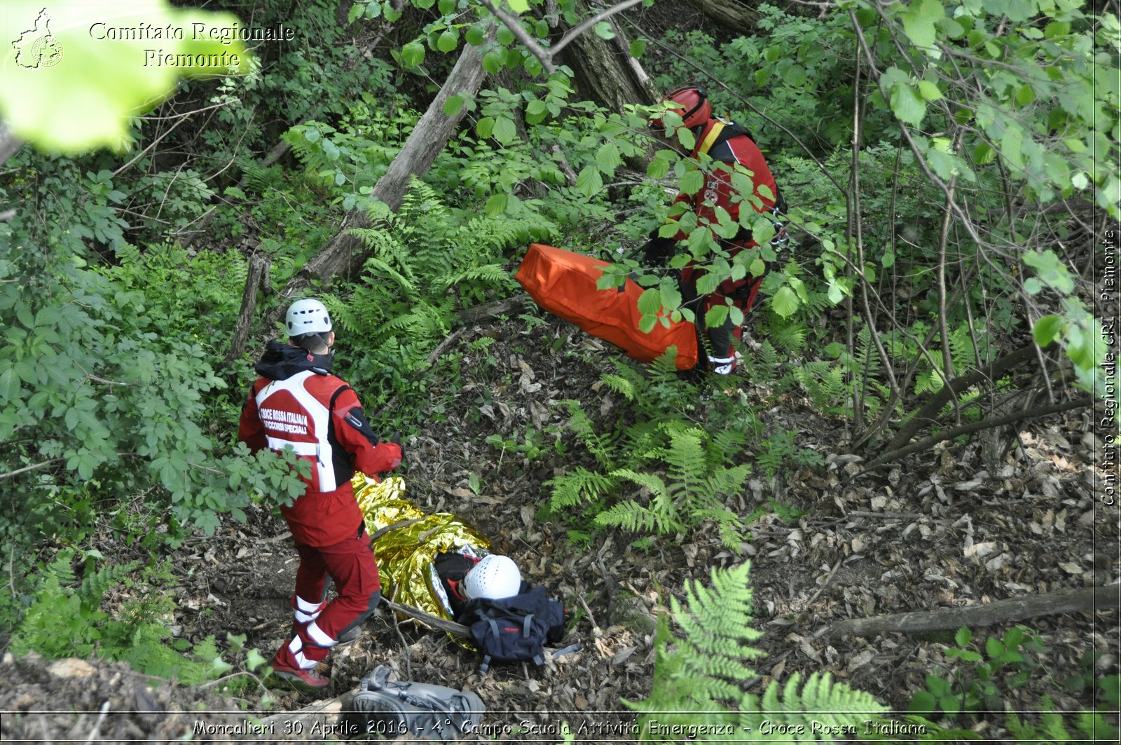 Moncalieri 30 Aprile 2016 - 4 Campo Scuola Attivit Emergenza - Croce Rossa Italiana- Comitato Regionale del Piemonte