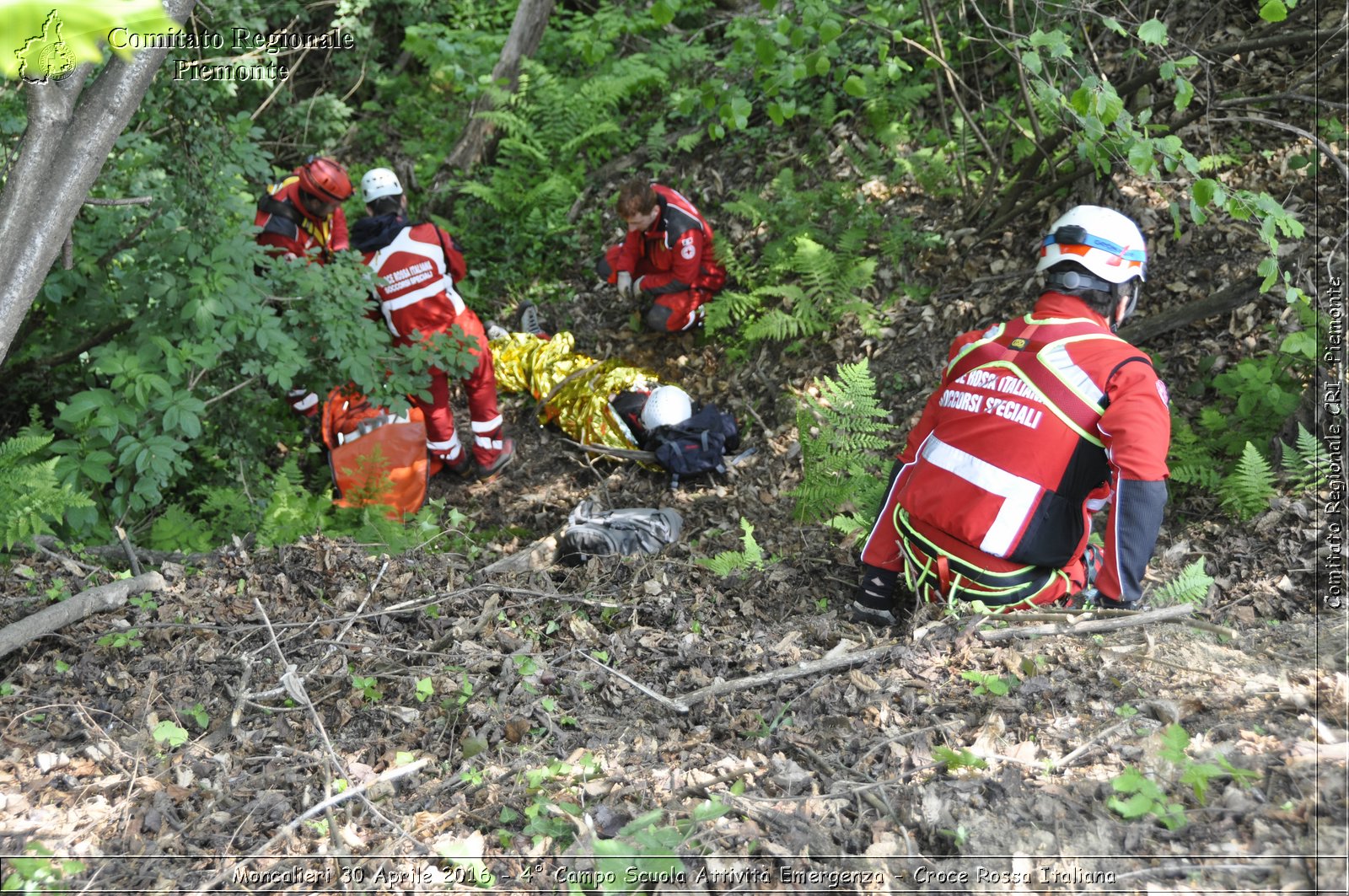 Moncalieri 30 Aprile 2016 - 4 Campo Scuola Attivit Emergenza - Croce Rossa Italiana- Comitato Regionale del Piemonte