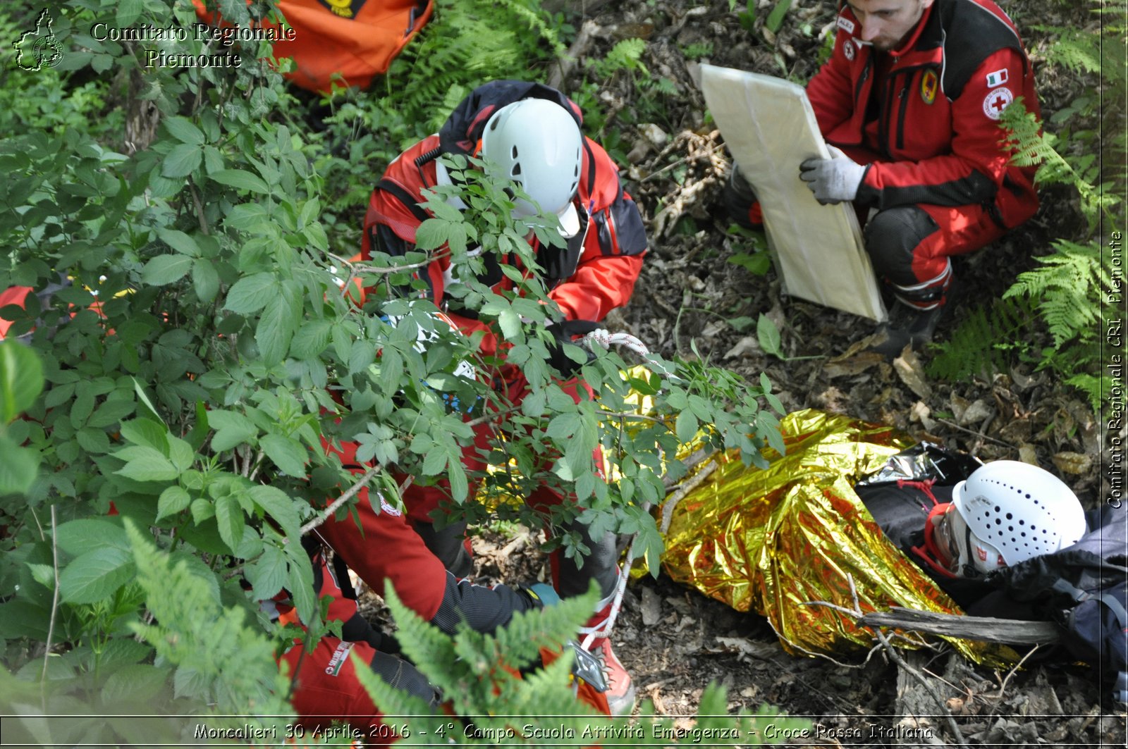 Moncalieri 30 Aprile 2016 - 4 Campo Scuola Attivit Emergenza - Croce Rossa Italiana- Comitato Regionale del Piemonte