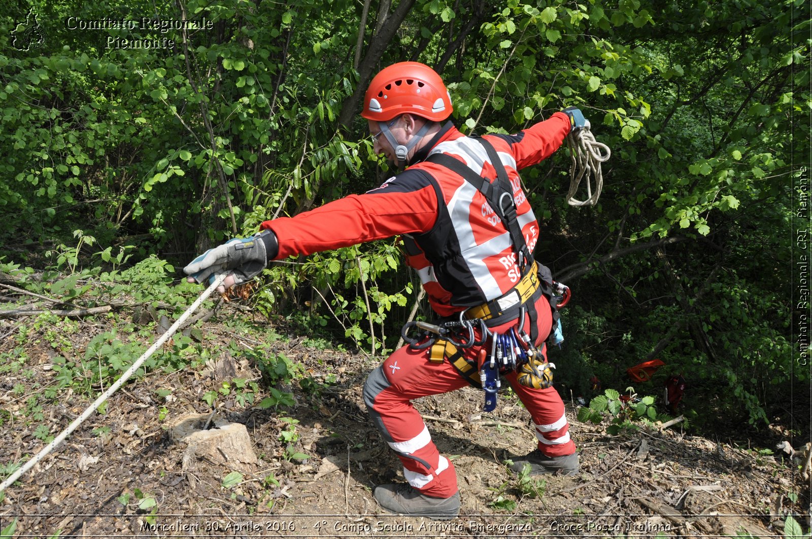 Moncalieri 30 Aprile 2016 - 4 Campo Scuola Attivit Emergenza - Croce Rossa Italiana- Comitato Regionale del Piemonte