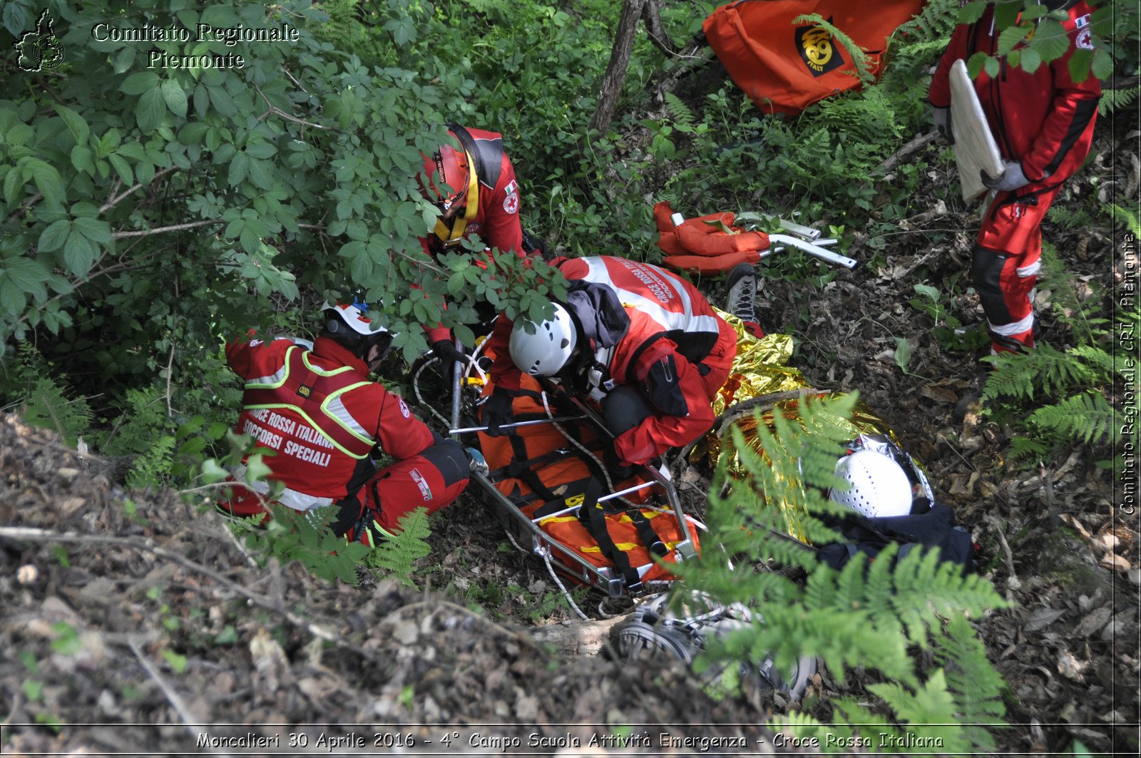 Moncalieri 30 Aprile 2016 - 4 Campo Scuola Attivit Emergenza - Croce Rossa Italiana- Comitato Regionale del Piemonte