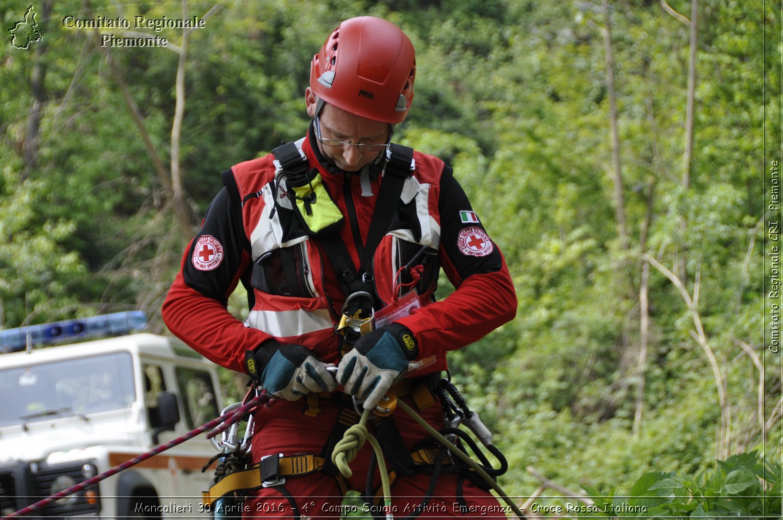 Moncalieri 30 Aprile 2016 - 4 Campo Scuola Attivit Emergenza - Croce Rossa Italiana- Comitato Regionale del Piemonte