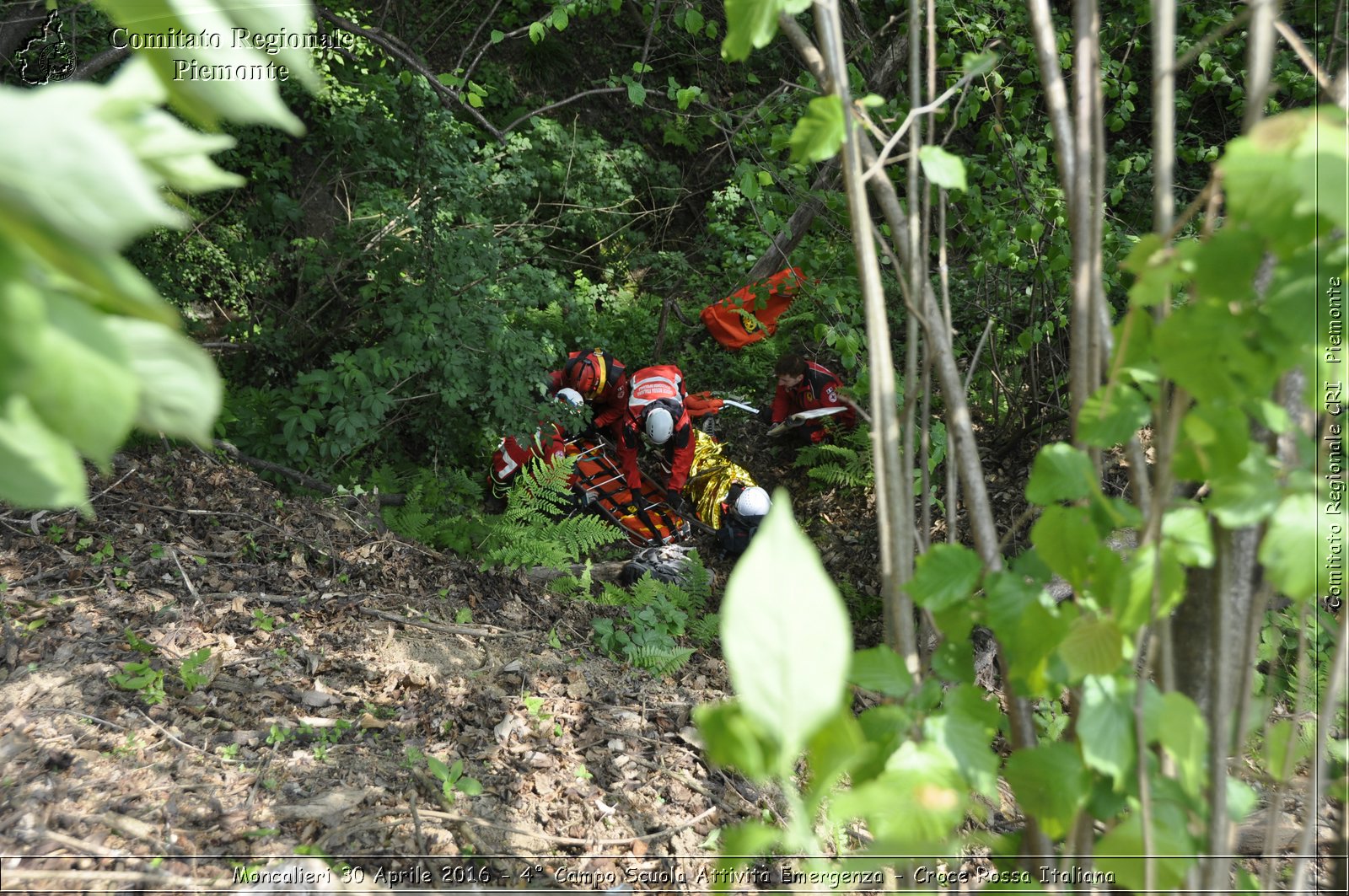 Moncalieri 30 Aprile 2016 - 4 Campo Scuola Attivit Emergenza - Croce Rossa Italiana- Comitato Regionale del Piemonte