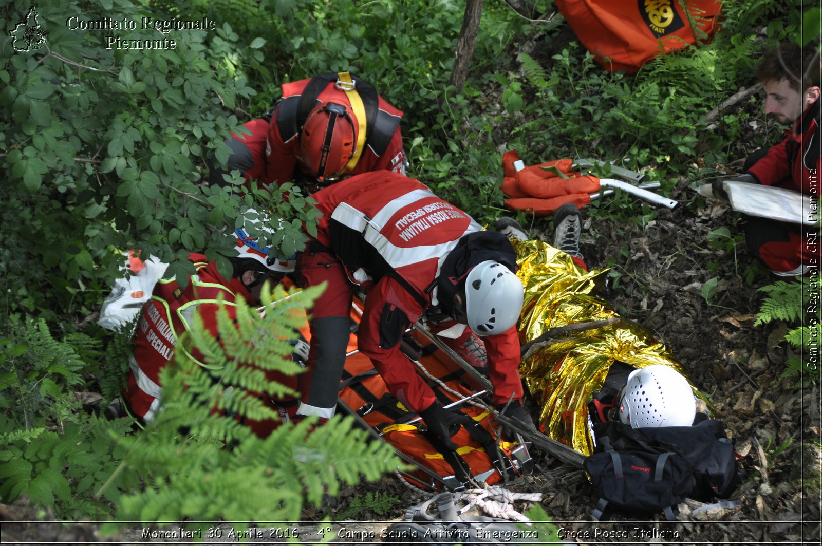 Moncalieri 30 Aprile 2016 - 4 Campo Scuola Attivit Emergenza - Croce Rossa Italiana- Comitato Regionale del Piemonte