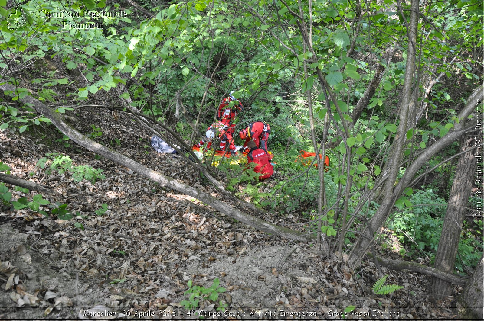 Moncalieri 30 Aprile 2016 - 4 Campo Scuola Attivit Emergenza - Croce Rossa Italiana- Comitato Regionale del Piemonte