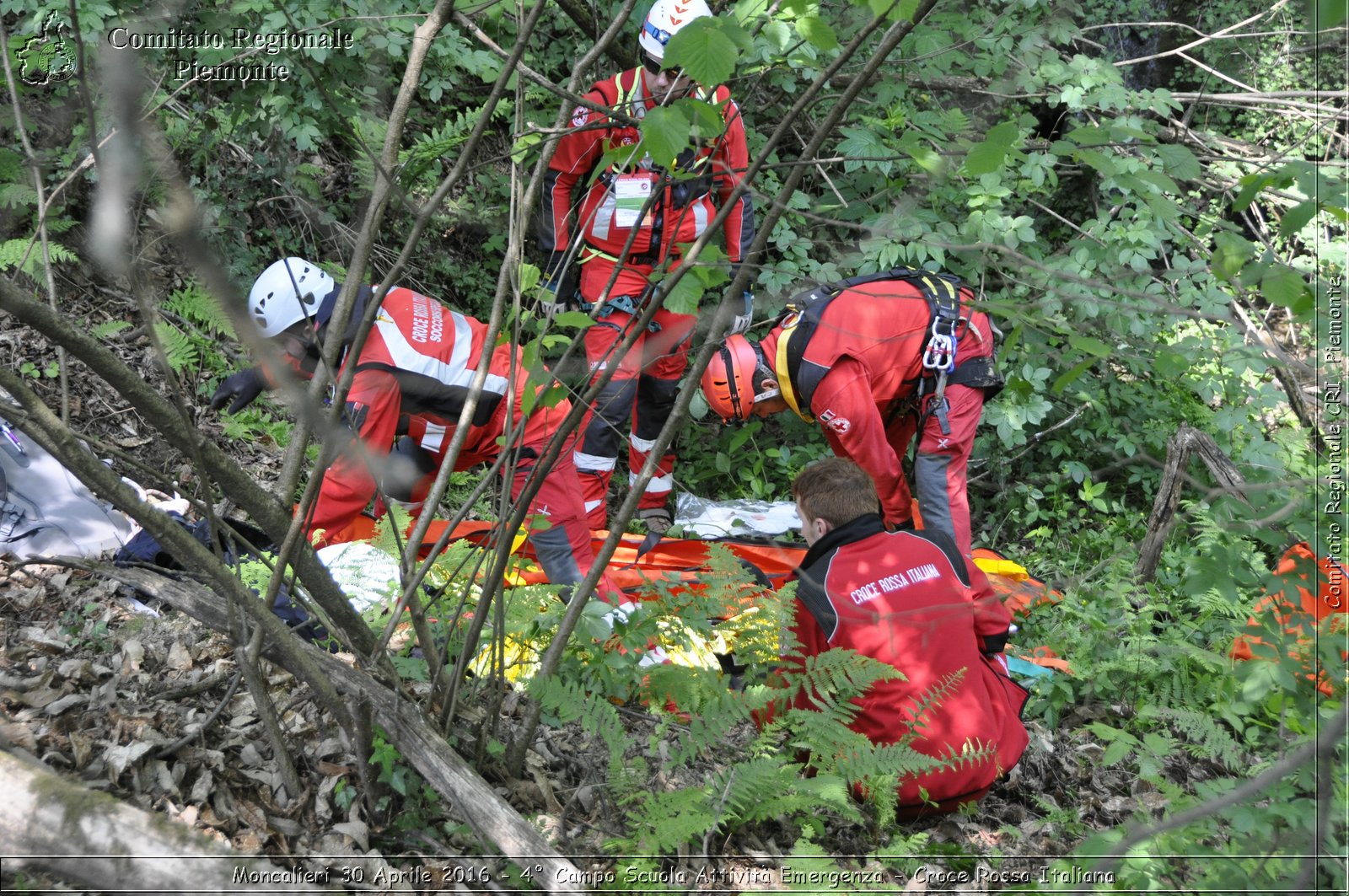 Moncalieri 30 Aprile 2016 - 4 Campo Scuola Attivit Emergenza - Croce Rossa Italiana- Comitato Regionale del Piemonte