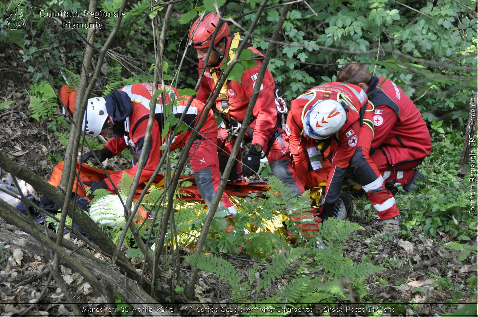 Moncalieri 30 Aprile 2016 - 4 Campo Scuola Attivit Emergenza - Croce Rossa Italiana- Comitato Regionale del Piemonte