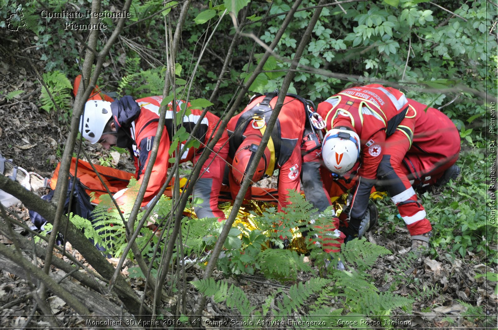 Moncalieri 30 Aprile 2016 - 4 Campo Scuola Attivit Emergenza - Croce Rossa Italiana- Comitato Regionale del Piemonte