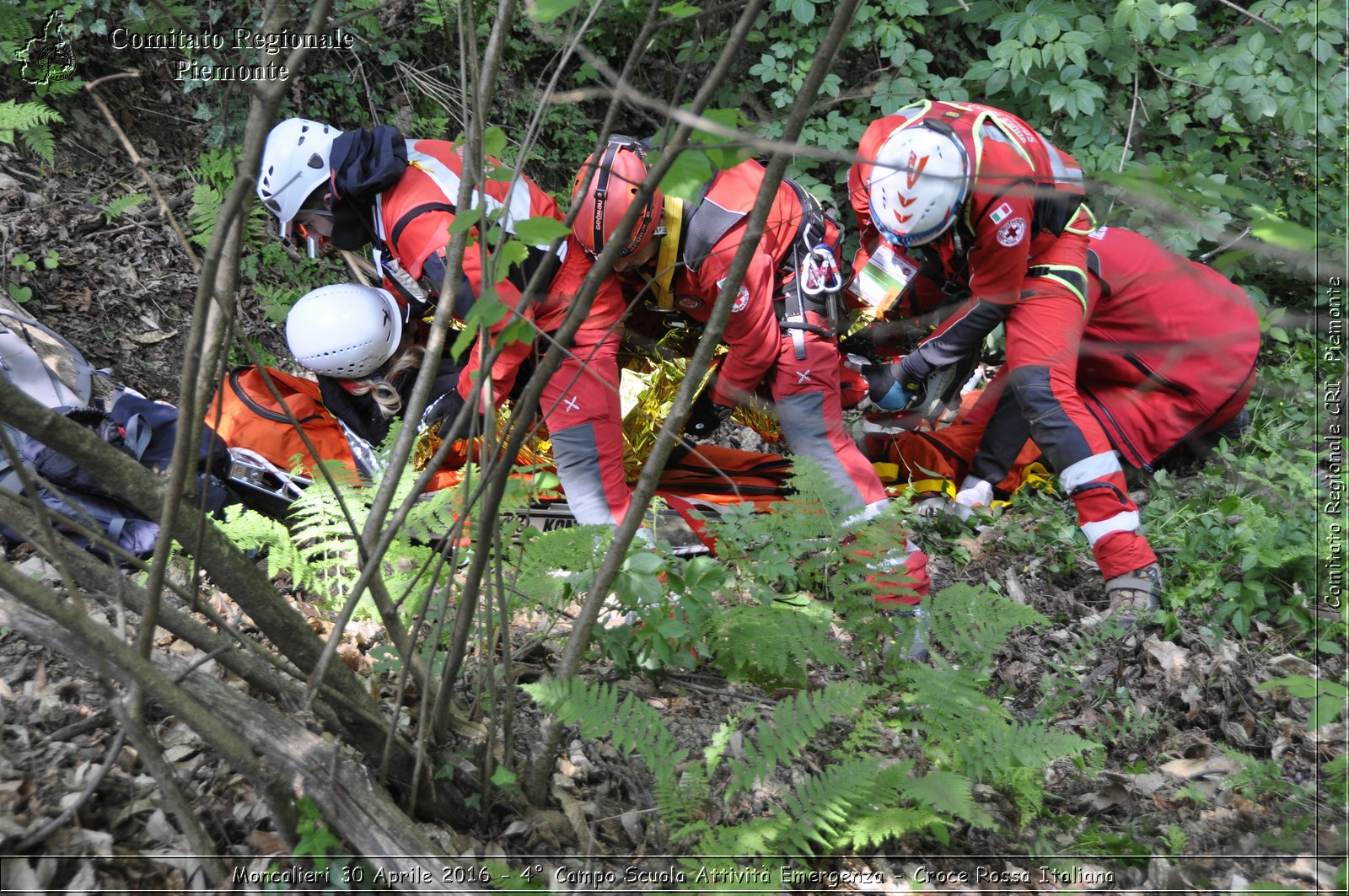 Moncalieri 30 Aprile 2016 - 4 Campo Scuola Attivit Emergenza - Croce Rossa Italiana- Comitato Regionale del Piemonte