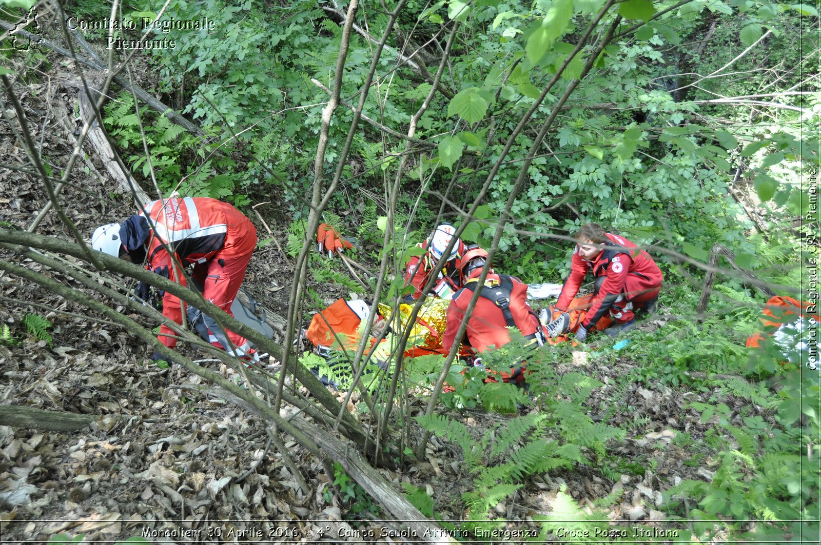 Moncalieri 30 Aprile 2016 - 4 Campo Scuola Attivit Emergenza - Croce Rossa Italiana- Comitato Regionale del Piemonte