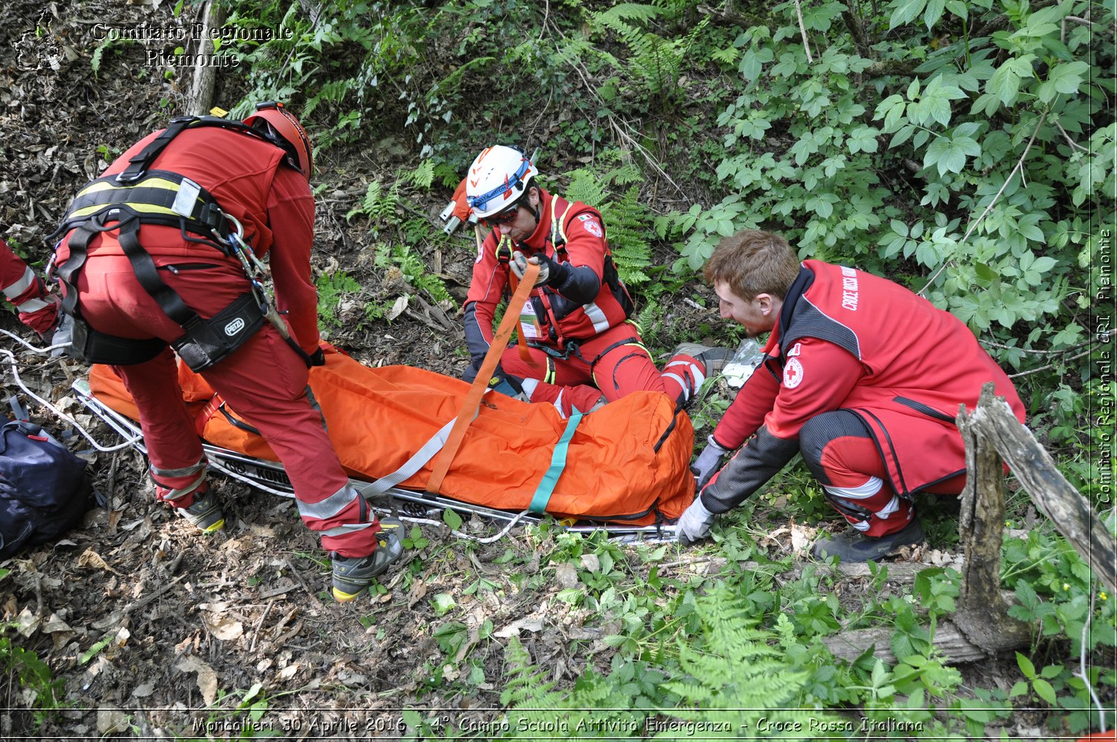 Moncalieri 30 Aprile 2016 - 4 Campo Scuola Attivit Emergenza - Croce Rossa Italiana- Comitato Regionale del Piemonte