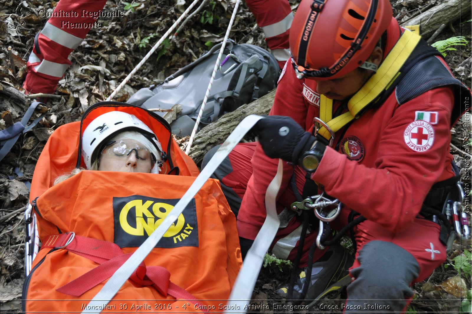 Moncalieri 30 Aprile 2016 - 4 Campo Scuola Attivit Emergenza - Croce Rossa Italiana- Comitato Regionale del Piemonte