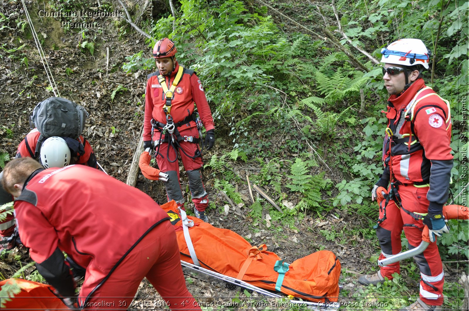 Moncalieri 30 Aprile 2016 - 4 Campo Scuola Attivit Emergenza - Croce Rossa Italiana- Comitato Regionale del Piemonte